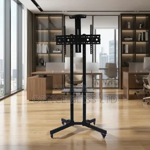 Mobile Trolley TV Stand With Wheels ( 32" - 70" ) Compatibility