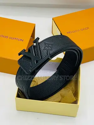 Louis Vuitton Quality Luxury Men Genuine Leather Belt