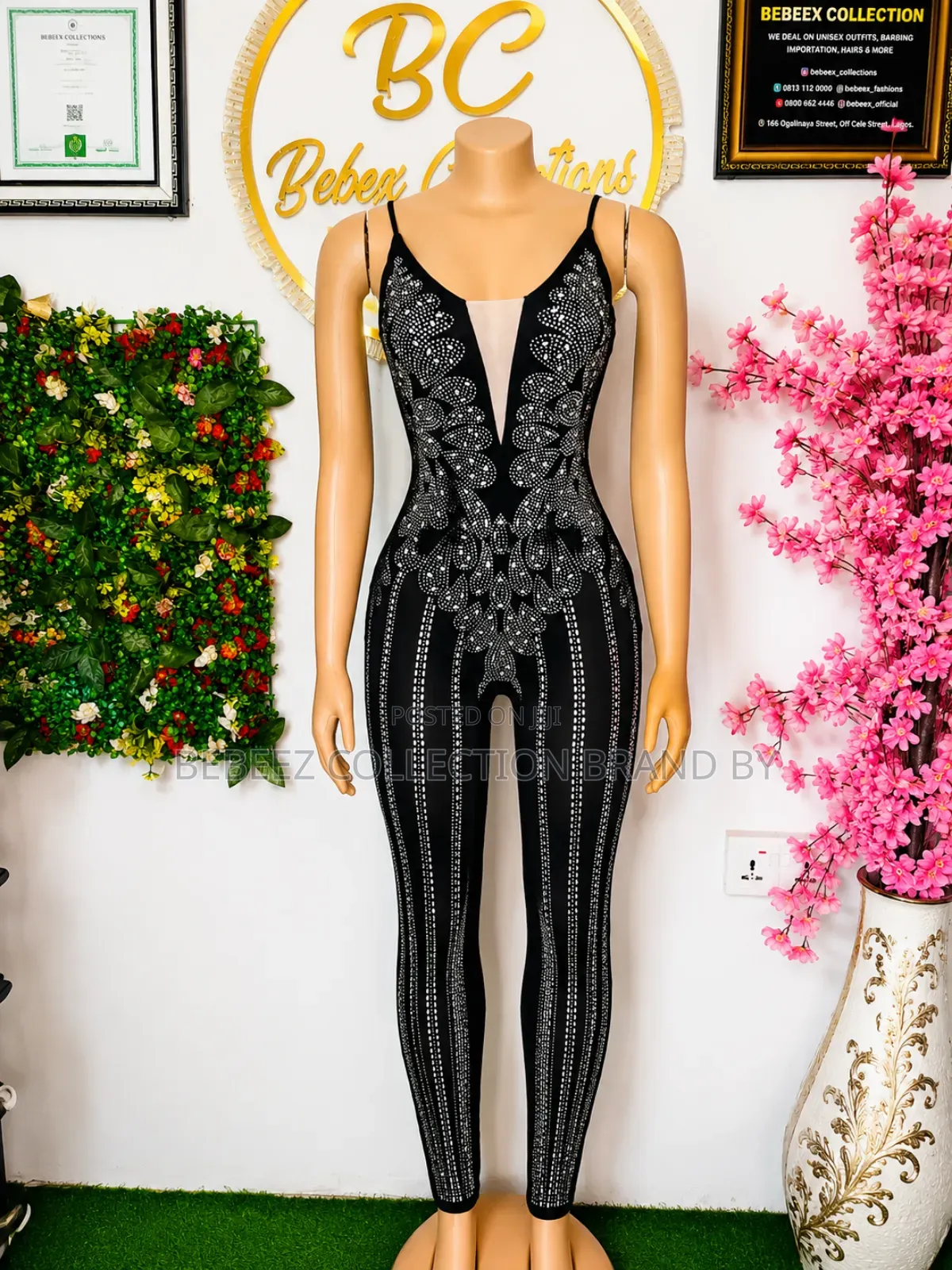 Ladies Stone Gown and Jumpsuit