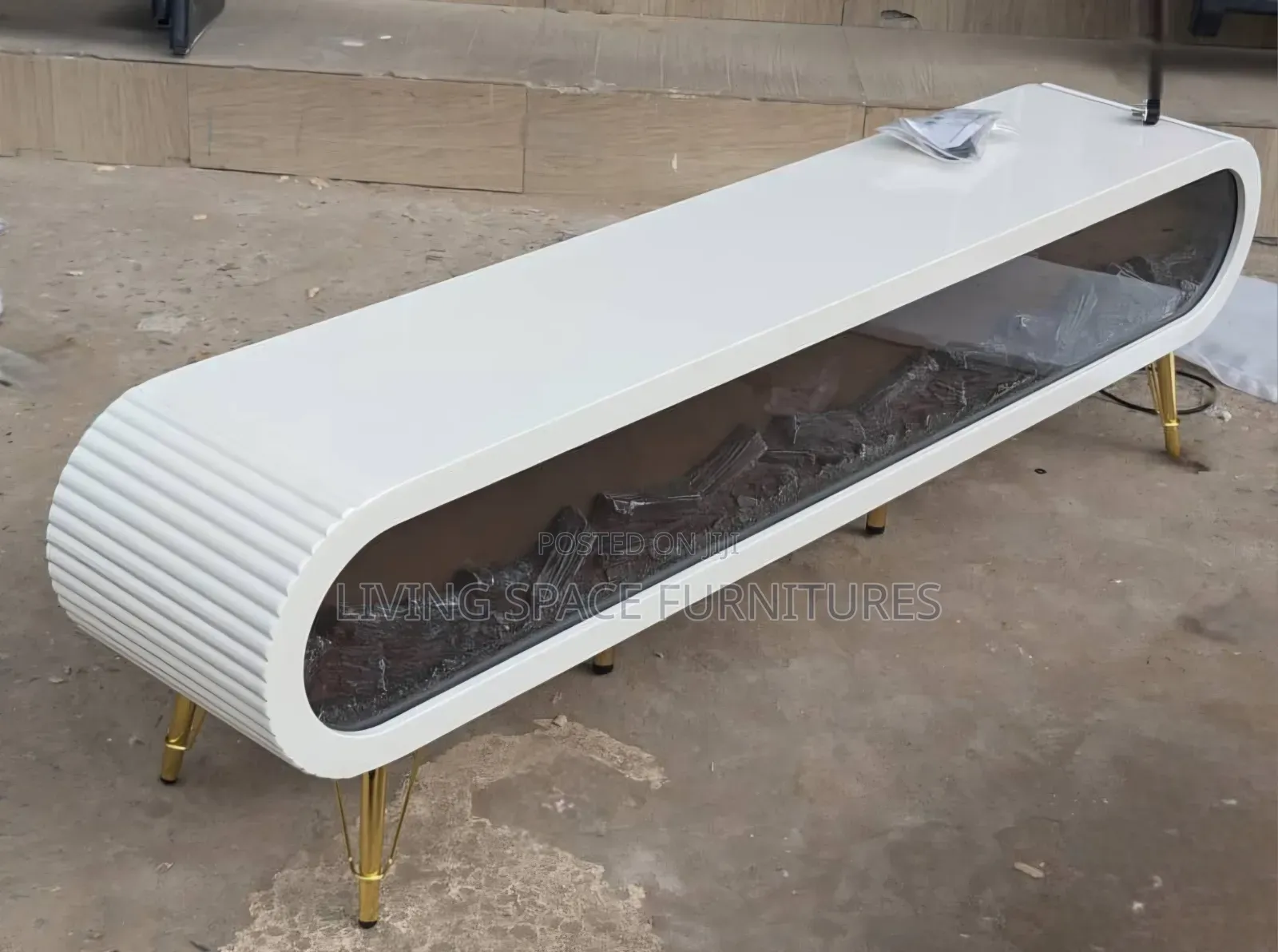 Fire Frame TV Stand