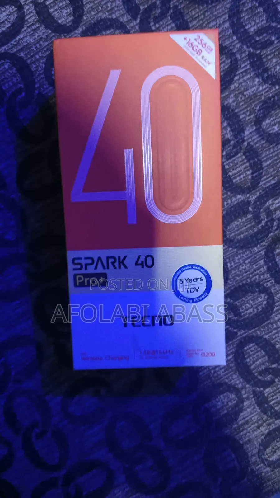 Tecno Spark 40 Pro+ 256 GB Silver