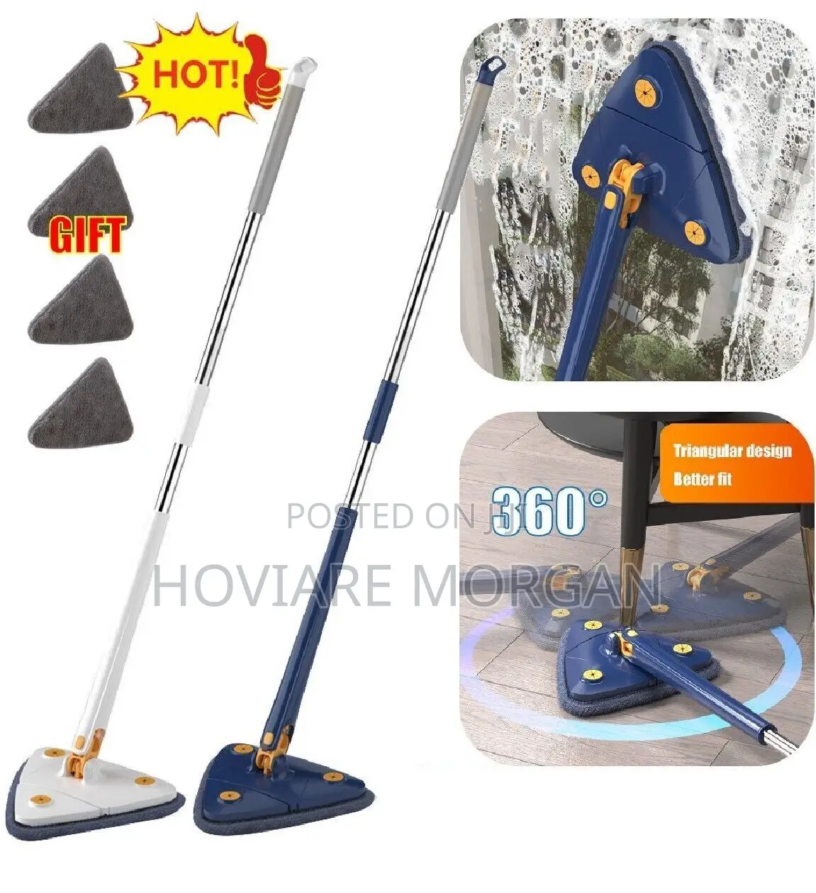 Triangle Self Sqeeuzing Mop