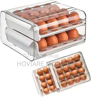 Double Layer Acrylic Egg Storage Container
