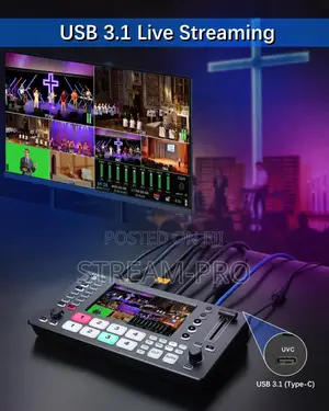 FoMaKo M4 HDMI/SDI Video Live Streaming Switcher/Mixer