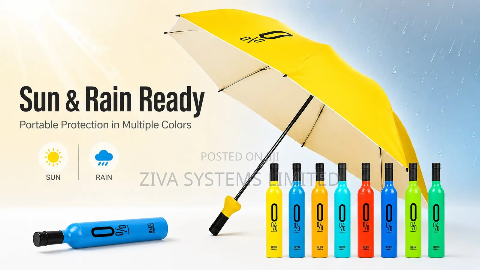 Wine Bottle Umbrella O Design