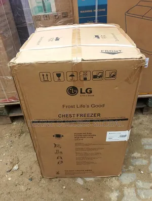 LG Chest Freezer With Inner Light and Sliding Glass