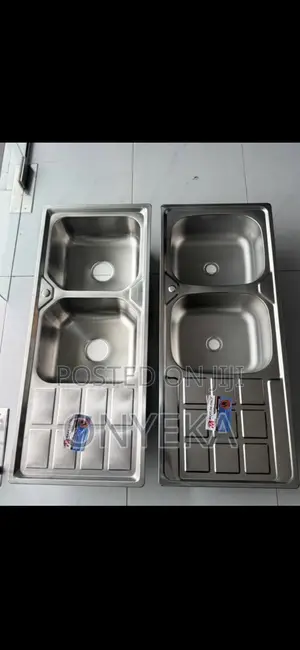 Double Bowl Single Trae Sink