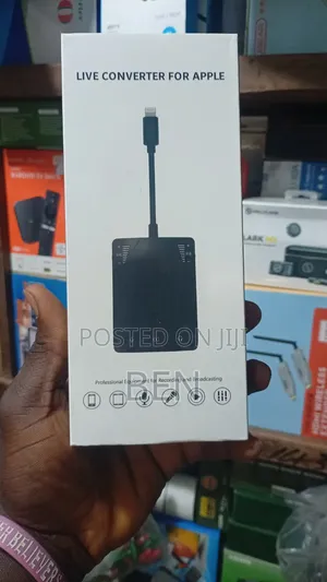 3 in 1 Lightning to Microphone Audio Adapter _Dual 3.5mm