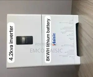 Haisic 8kwh 24v Lithium Battery With 4.2kva 12v Inverter