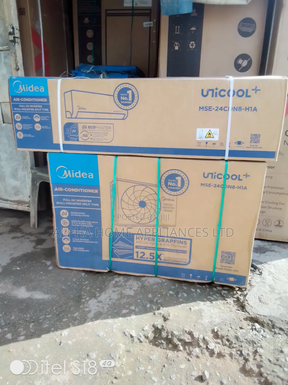 Midea Inverter Split AC Unit 2.5HP White Colour