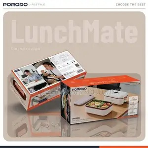 Porodo Lunchmate Dual Mode Electric Lunch Box -White
