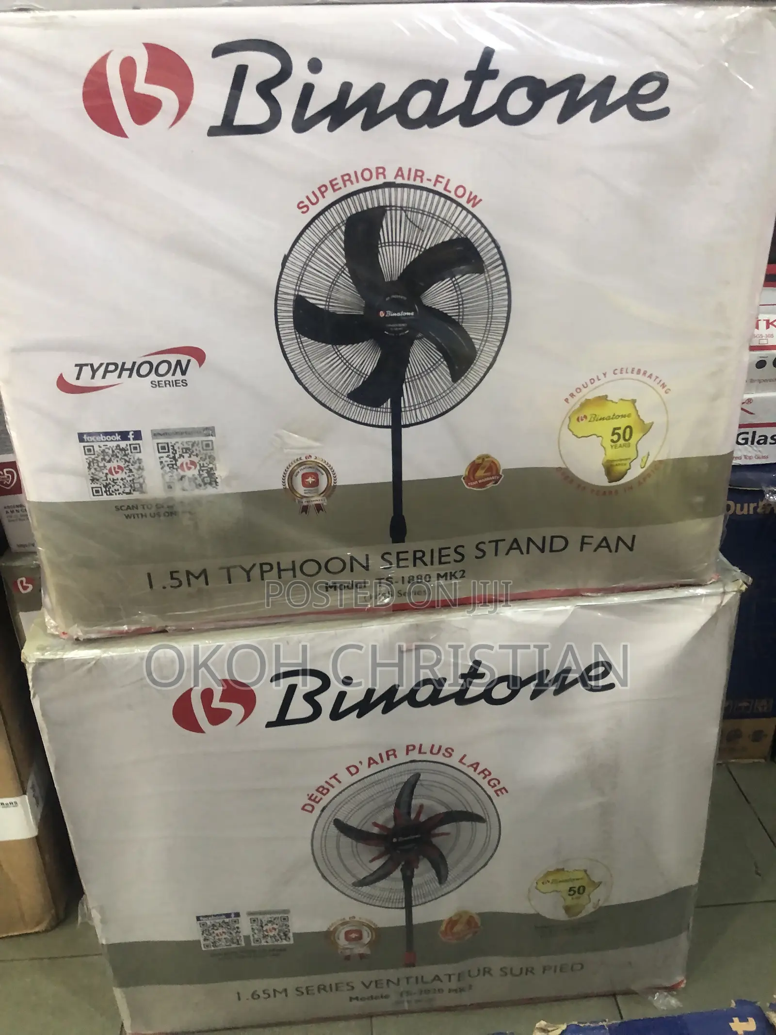 Binatone 18” Standing Fans