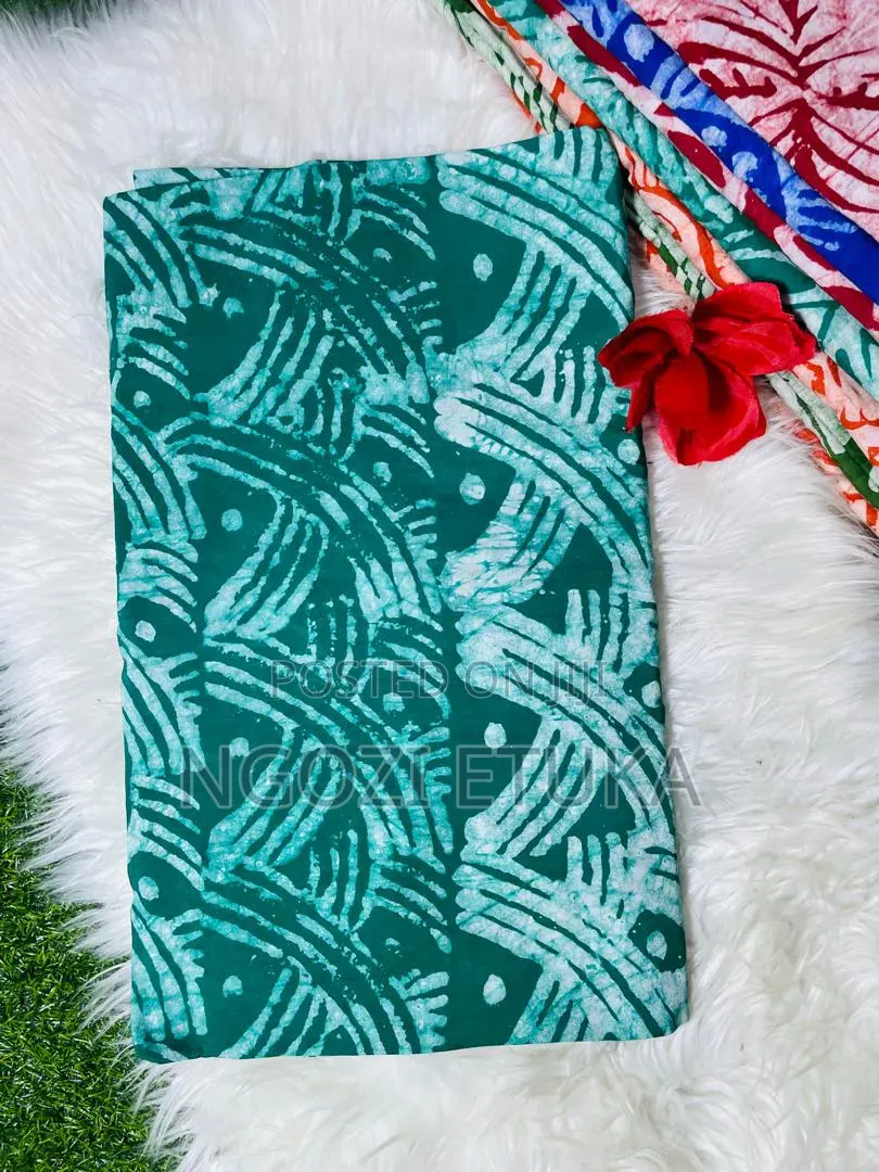 Big Adire Crepe. 100% Cotton
