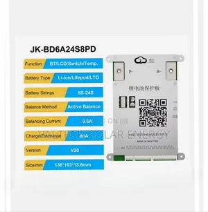 Jk Bd6a208pd 80a 8s-20s Smart BMS for Lithuim Batteries