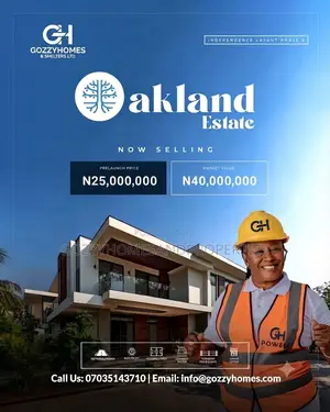 Gozzy Home Present Oakland Estate at Independence Layout Phase Enugu