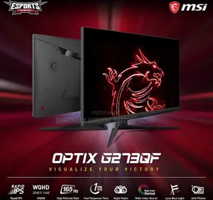 MSI 27-Inch WQHD (2560 X 1440) Esports Gaming Monitor IPS,165Hz 1ms