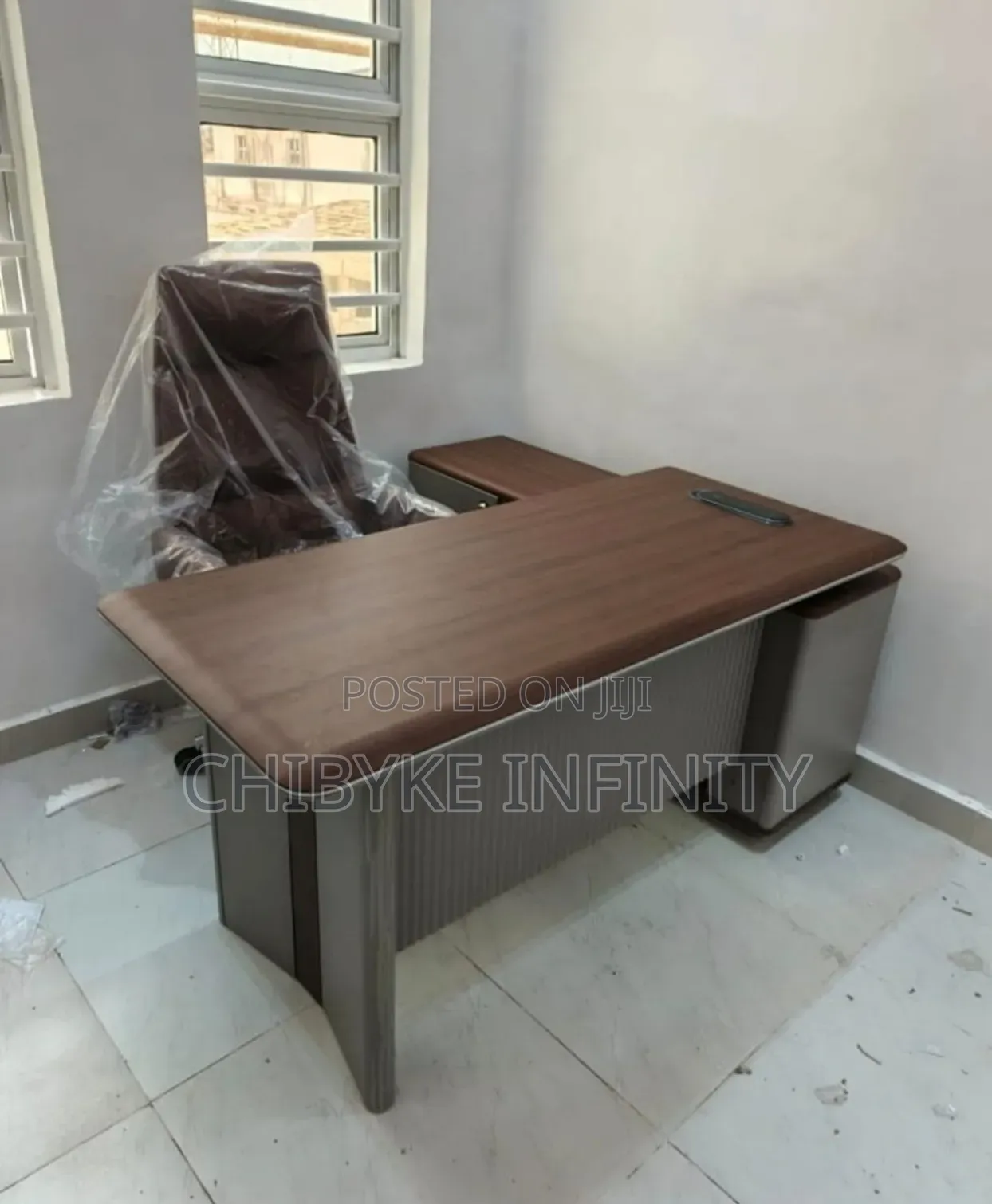 Office Table, Executive Office Chair Available to Pick Up