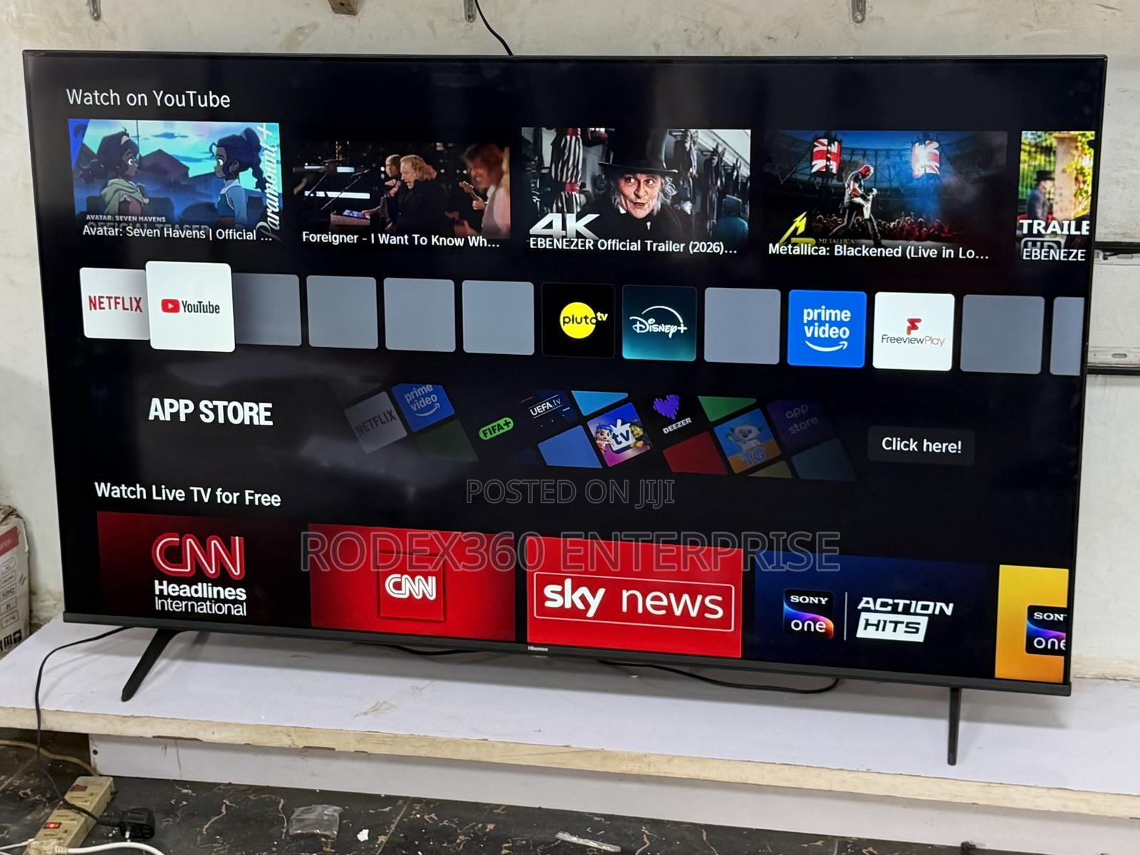 65-Inch 2025 Model Uk Used Hisense Qled Smart TV for Sale
