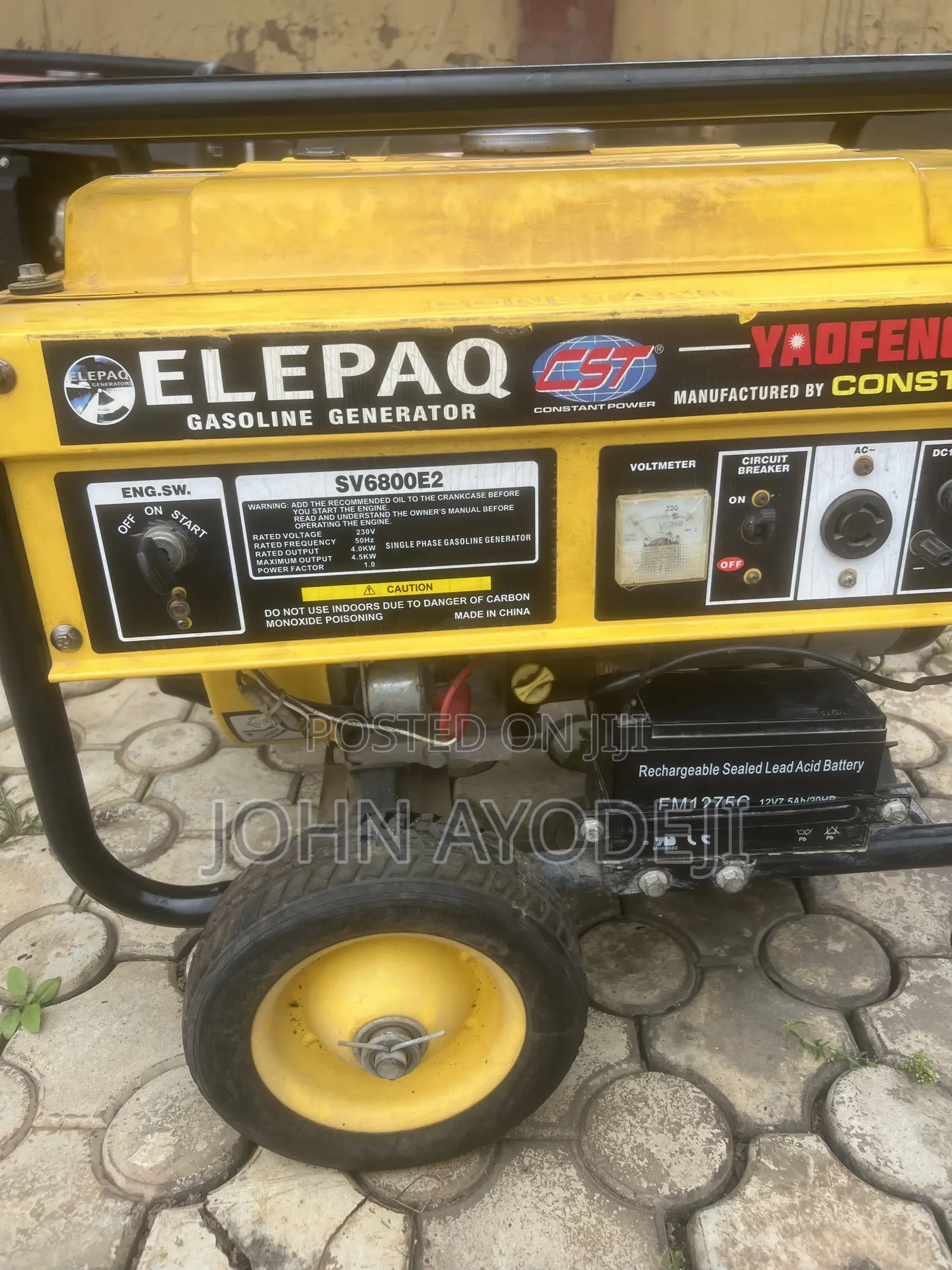 Constant Elepaq Gasoline Generator