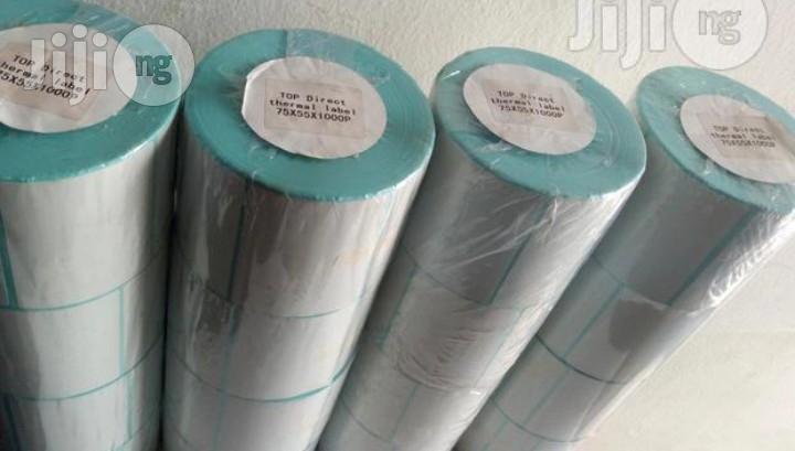 75mm by 55mm Thermal Barcode Label