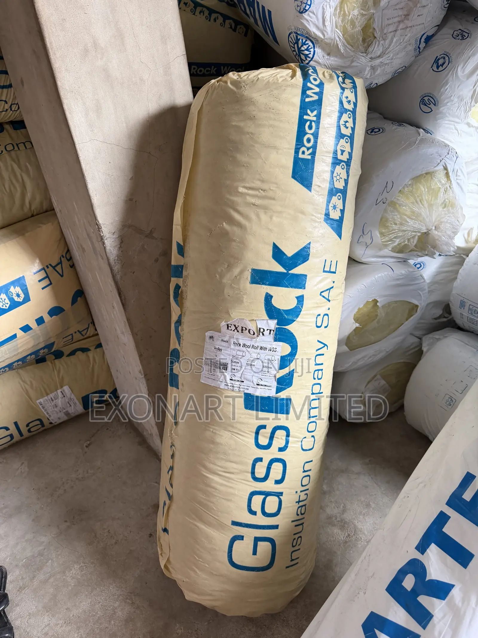 Glass Rock Wool With Wire 50mm