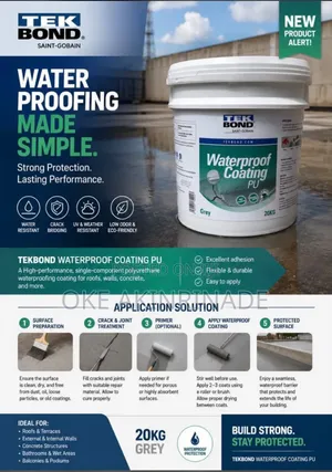 TEKBOND Strong Protection Waterproof Costing PU Polyurethane Membrane