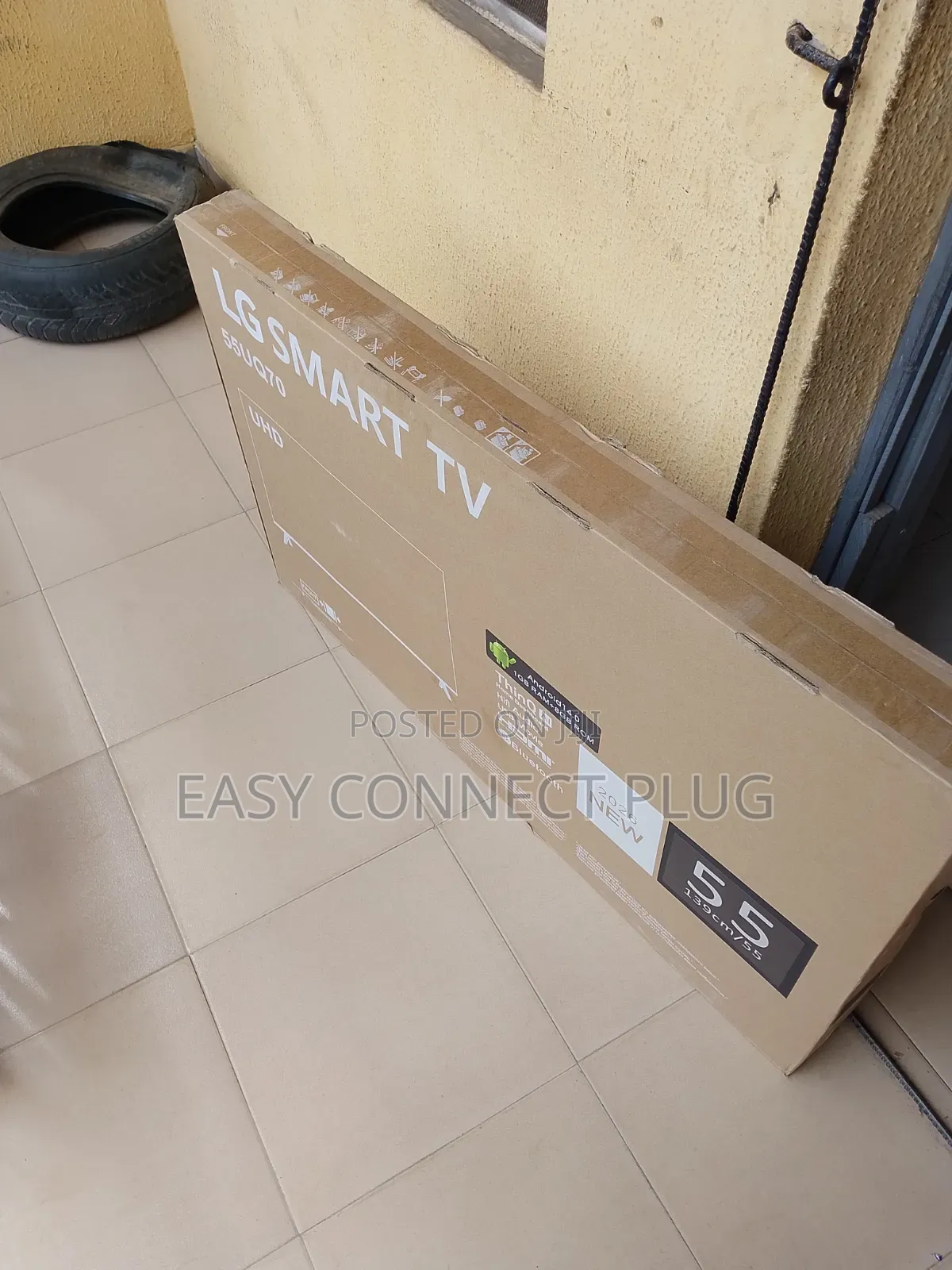 LG 55" Frameless TV + Netflix, Smart.