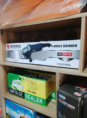 Deepmax Technology Angle Grinder, Model AG 230-15.