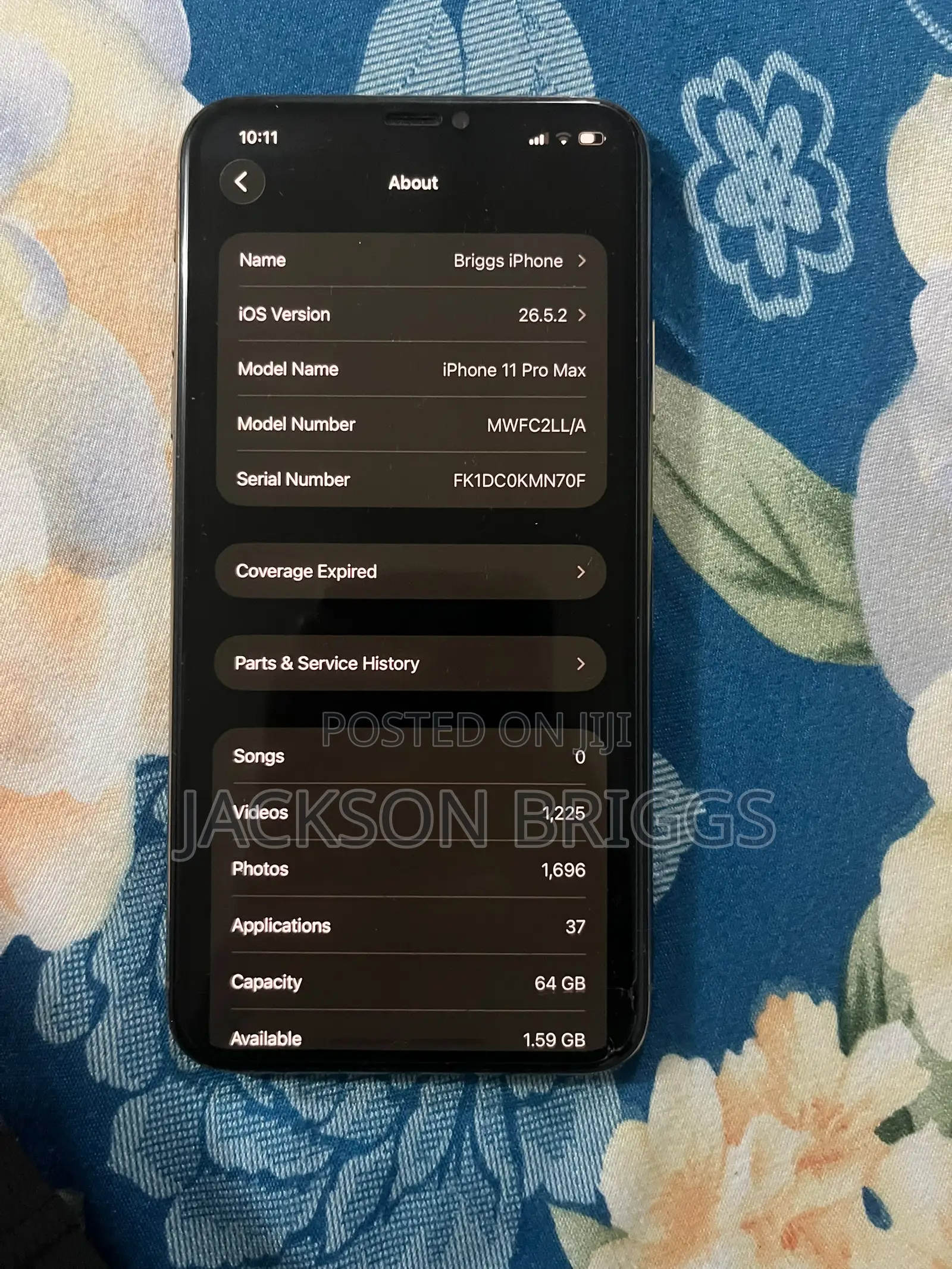Apple iPhone 11 Pro Max 64 GB Gold