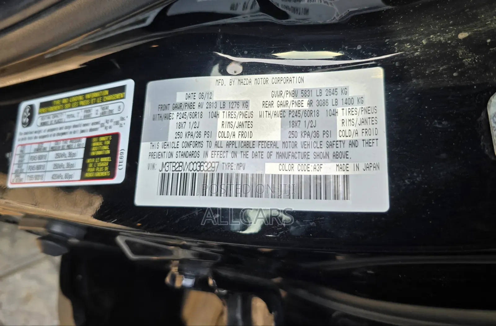 Mazda CX-9 2012 Black