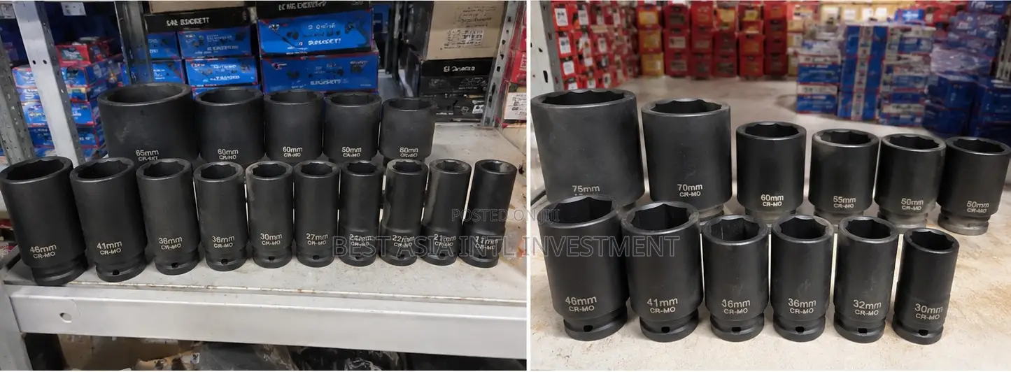 Heavy Duty Deep Impact Socket – CR-MO Steel
