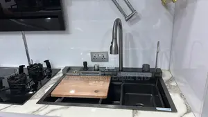 Luxury Black Kitchen Sink Set (Multifunctional)