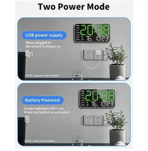 Large Digital Wall Clock