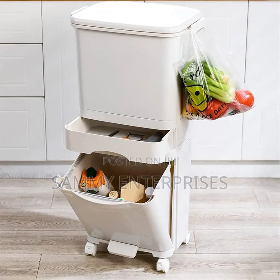 2 Layers Trash Bin Organizers