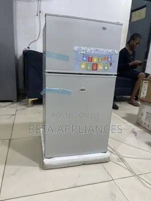 Skyrun Compact Refrigerator Silver Finish