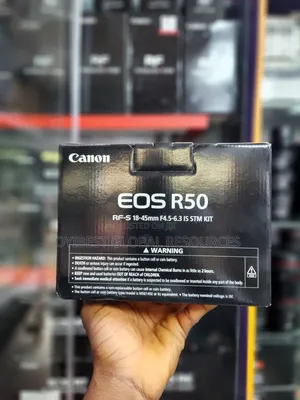 Canon Eos R50 Camera +Rf-S Lens18-45mm F4-5-6.3 L Is STM Kit