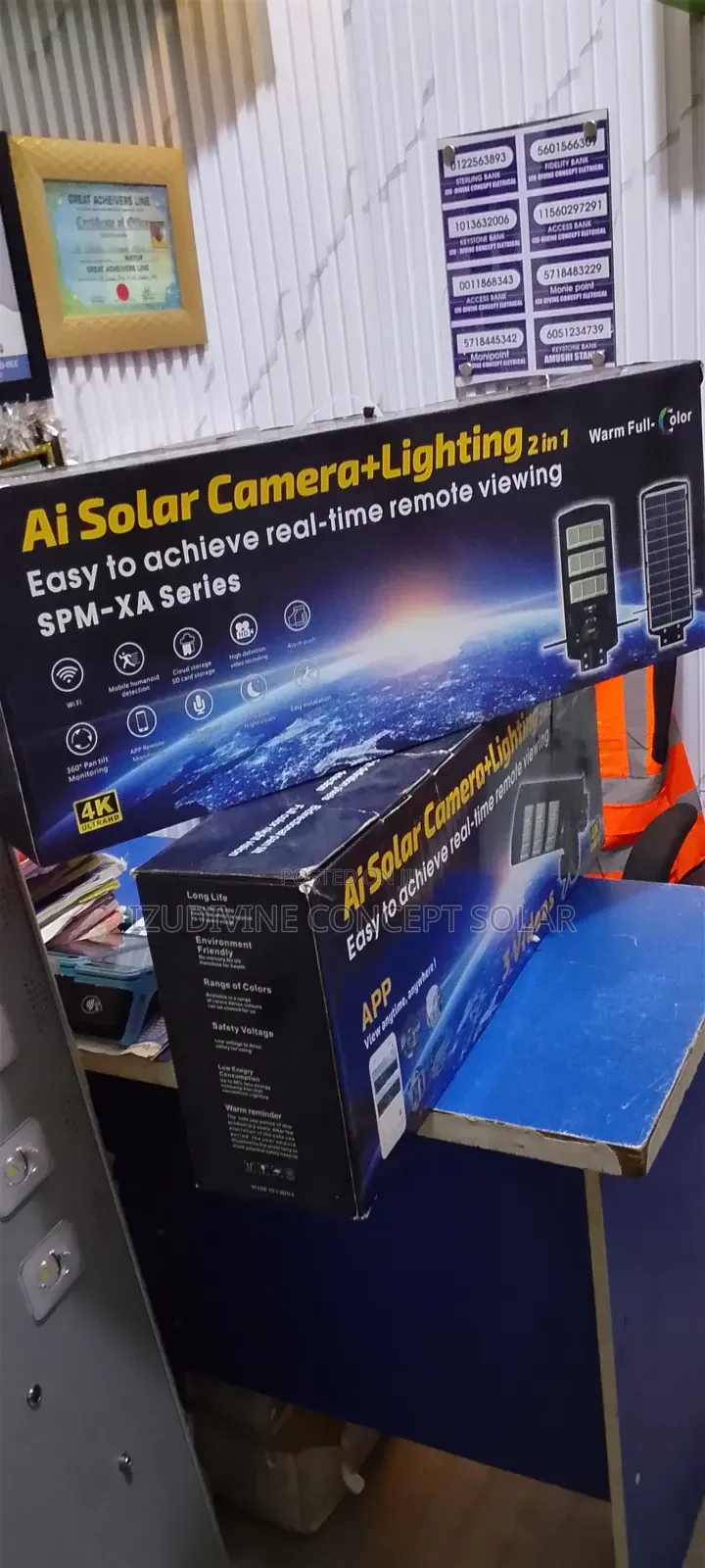 3 Len's Ai Solar Camera Street Light