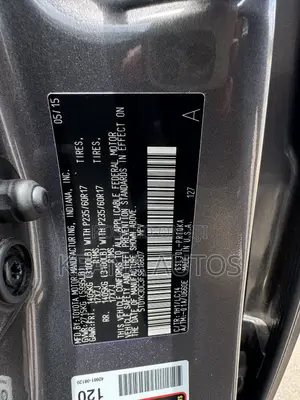 Toyota Sienna XLE 8 Passenger (3.5L 6cyl 6A) 2016 Gray