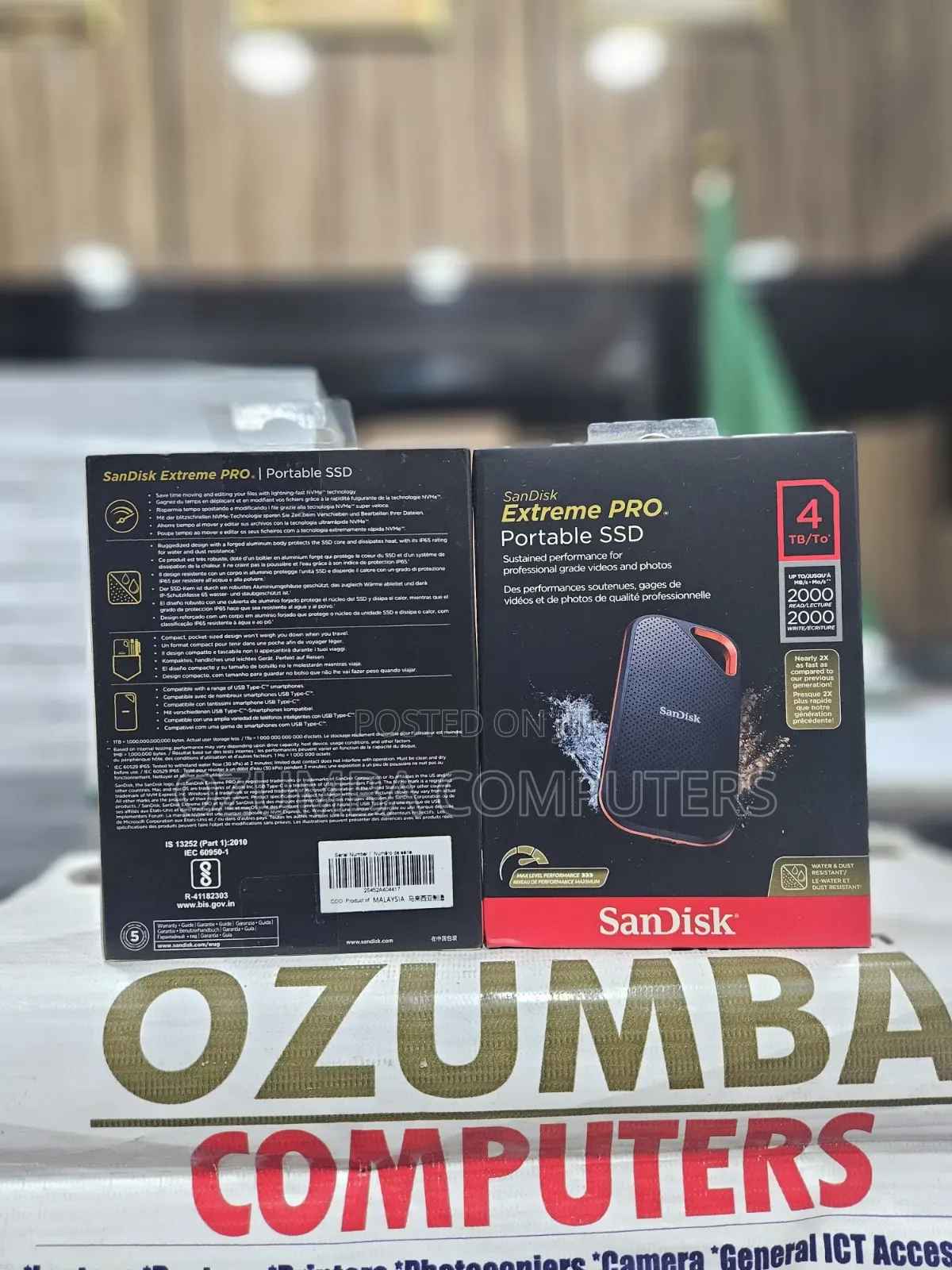 Sandisk Extreme Pro 4TB SSD