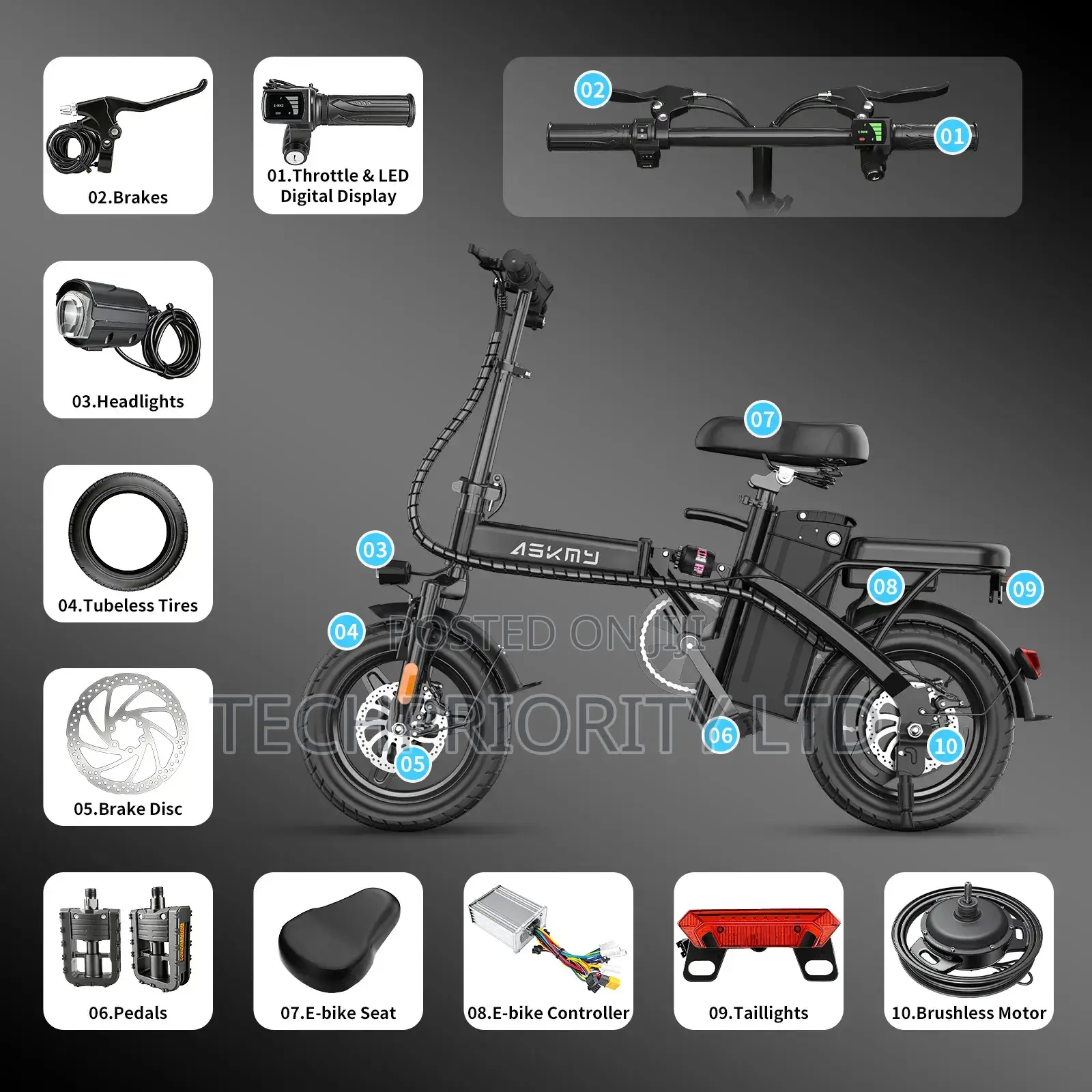New Motorcycle 2025 Black