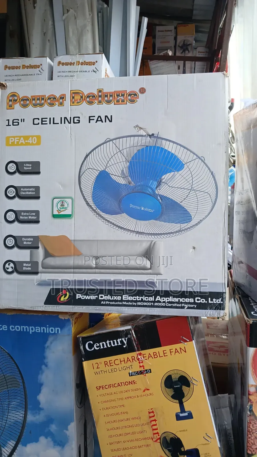 Power Deluxe 16 Inch Ceiling Fan