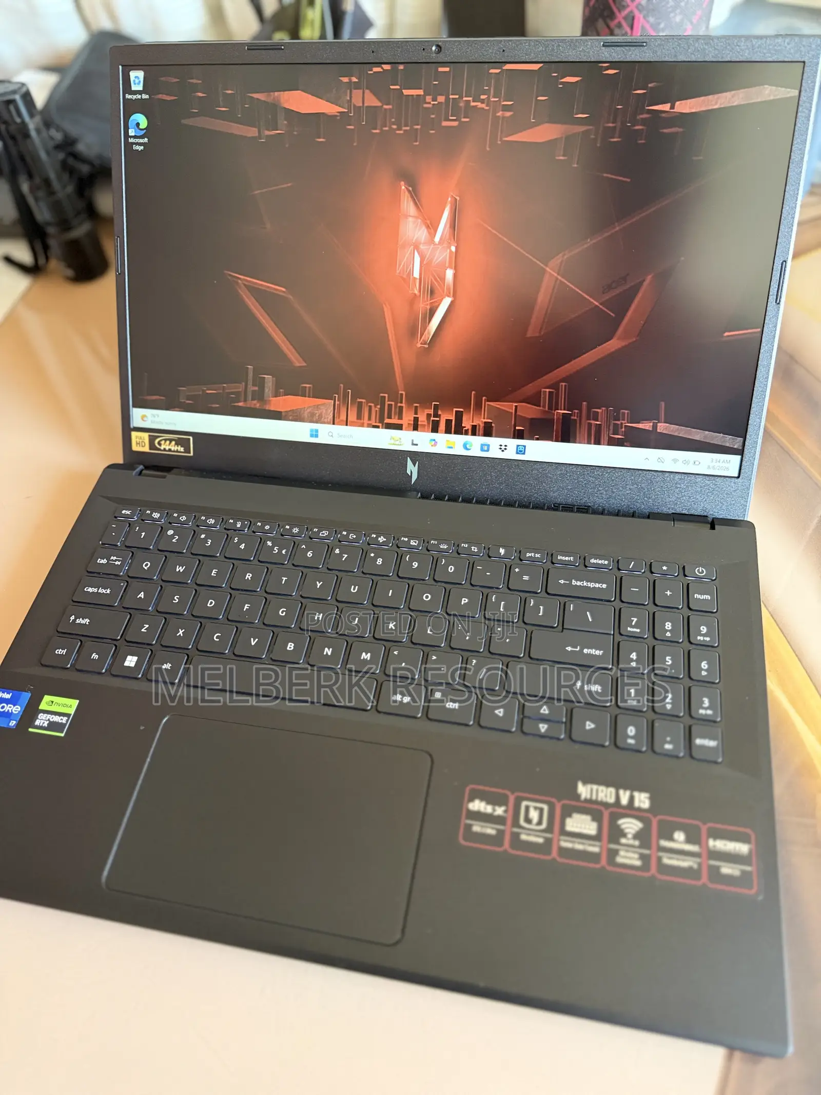 Laptop Acer Nitro V 15 16GB Intel Core i7 SSD 512GB
