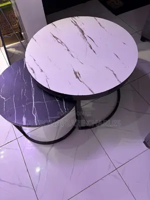 Modern 2-Piece Nesting Coffee Table Set