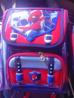 Spider-Man Kids School Backpack – 3D Cartoon Backpack