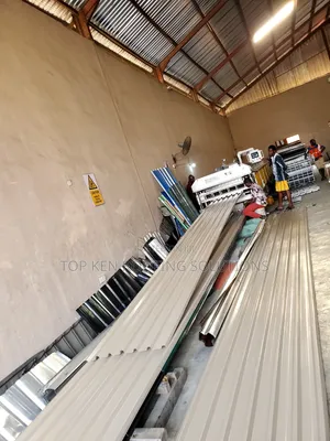 0.58 Beige Oven Baked Longspan Aluminium Sheet