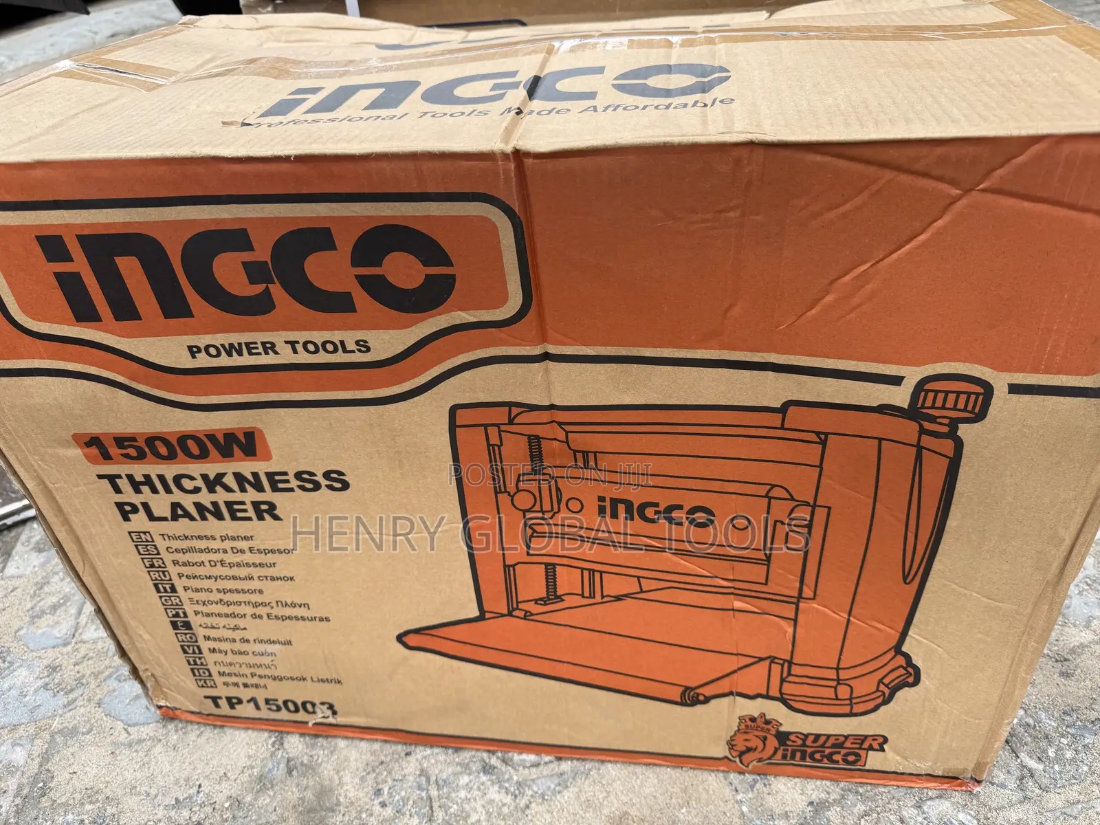 1500w Ingco Industrial Thickness Planer Machine