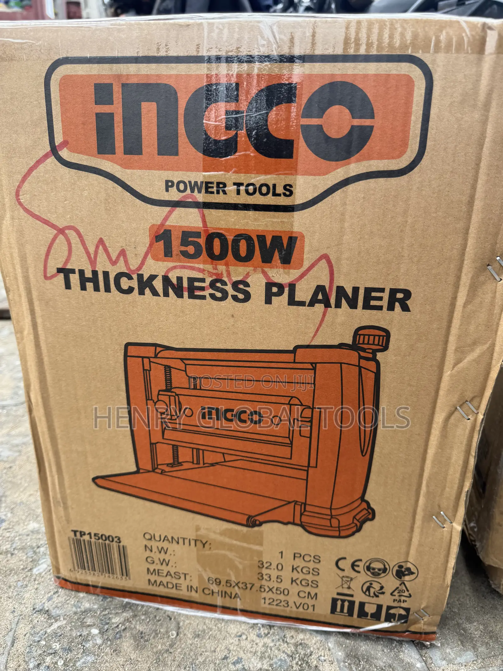 1500w Ingco Industrial Thickness Planer Machine