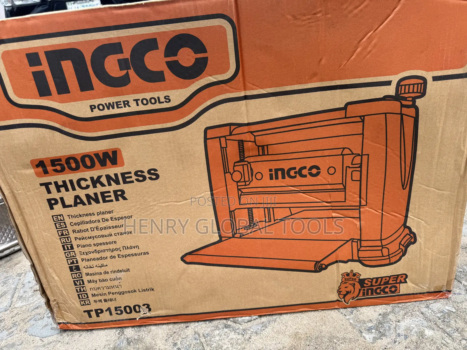 1500w Ingco Industrial Thickness Planer Machine