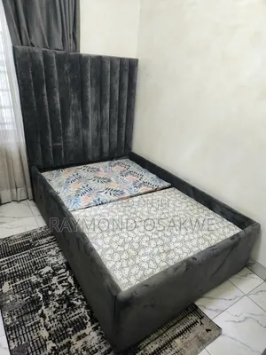 Bed Frame and Stand (Plus Free Rug)