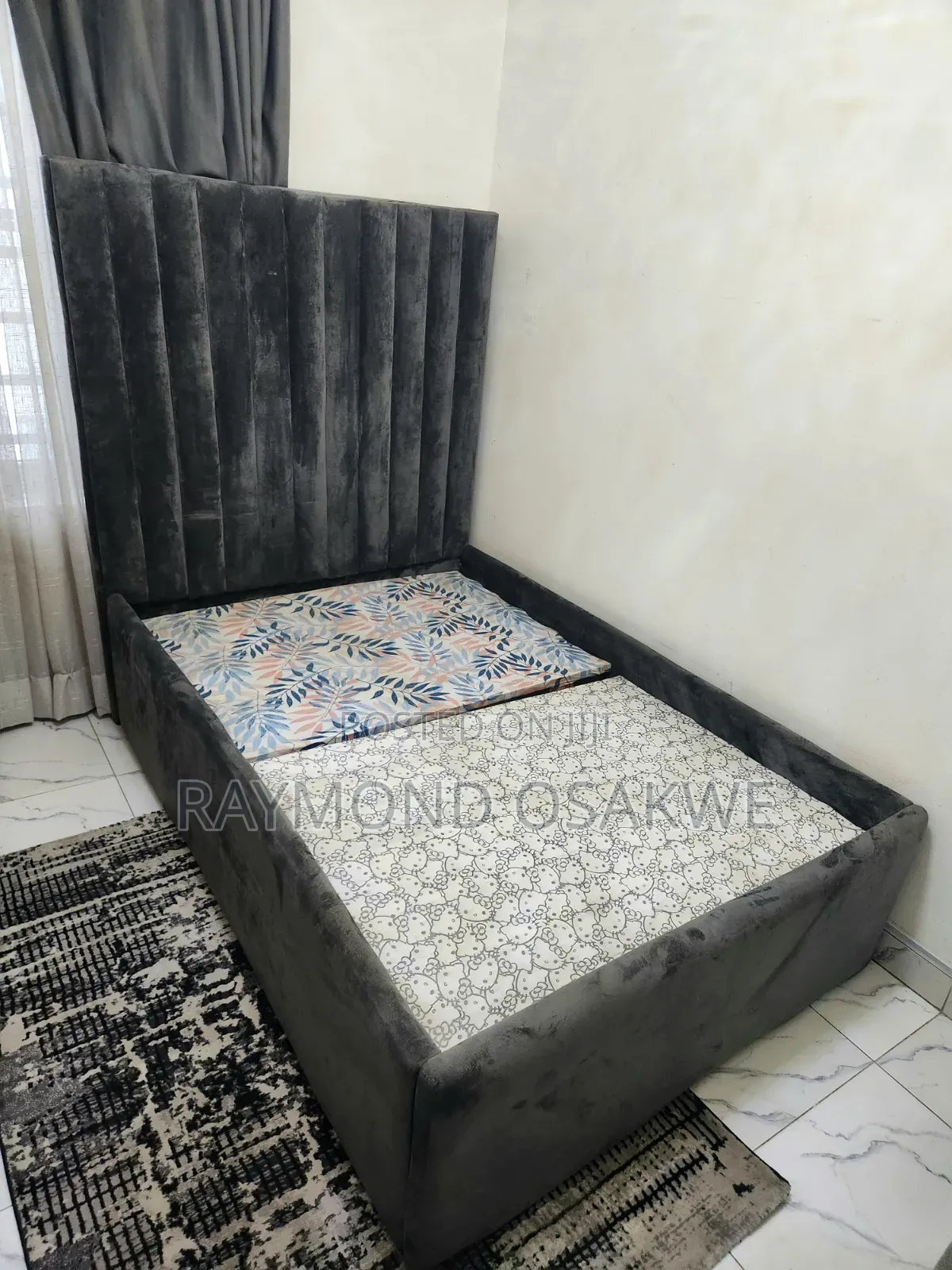 Bed Frame and Stand (Plus Free Rug)